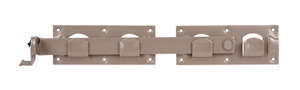 Image produit DURAVIS&reg; - Verrou de Portail Double &agrave; bascule - Beige - 423 x 70 mm