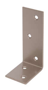 Image produit Equerre &agrave; b&eacute;ton / de poutre - Multi trous - Beige - 40 x 80 x 30 mm
