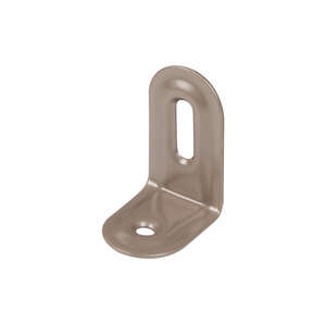 Image produit Equerre emboutie avec r&eacute;glage par boutonni&egrave;re - Beige - 28 x 40 x 22 mm