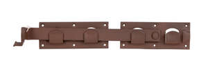 Image produit DURAVIS&reg; - Verrou de Portail Double &agrave; bascule - Brun Rouille - 423 x 70 mm