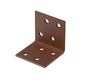 Image produit Equerre d'assemblage - Multi trous - Brun Rouille - 40 x 40 x 40 mm