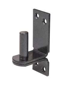 Image produit DURAVIS&reg; - Gond 13 mm sur platine - Noir Diamant - 115 x 40 mm