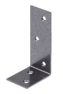 Image produit Equerre &agrave; b&eacute;ton / de poutre - Multi trous - Noir Diamant - 40 x 80 x 30 mm