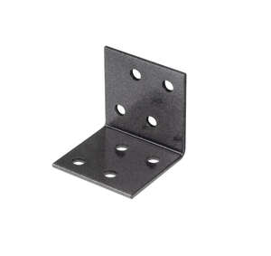 Image produit Equerre d'assemblage - Multi trous - Noir Diamant - 40 x 40 x 40 mm