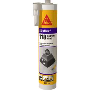 Image produit Sika - SikaFlex 118 - Extreme Grab Noir - Cartouche 290ml