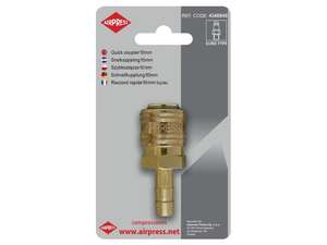 Image produit AIRPRESS RACCORD RAPIDE PORTE TUYAUX 10mm