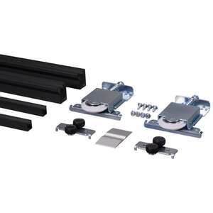 Image produit Storemax - R60 - Kit de porte coulissante - Noir (s/cmde)