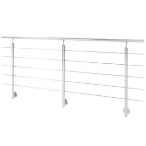 Image produit SOGEM - Garde-corps 'Harmony' - Kit Inox (A304) - Fixation lat&eacute;rale - 2,5 m&egrave;tres