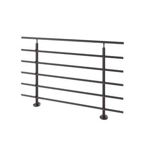 Image produit SOGEM - Garde-corps 'Pure Black' - Kit RAL 9005 - Fixation au sol - 1,5 m&egrave;tre