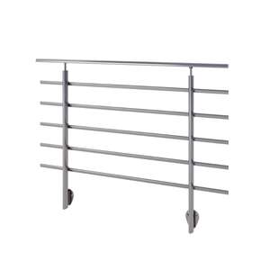 Image produit SOGEM - Garde-corps 'Pure Titanium' - Kit Alu anodis&eacute; - Fixation lat&eacute;rale - 1,5 m&egrave;tre