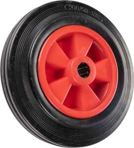 Image produit Roue &Oslash; 200mm - Axe 20mm - Jante plastique - Charge max 180 Kg