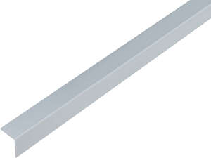 Image produit Corni&egrave;re PVC gris alu 20x20x1/2,6m