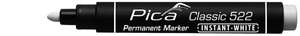 Image produit PICA - Marqueur Permanent INSTANT - Trait de 1 &agrave; 4 mm - Blanc