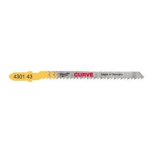 Image produit Milwaukee Lame de scie sauteuse pour courbes 75 x 2,5 mm (5 pi&egrave;ces) 4932430143