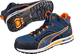 Image produit PUMA - Chaussures Crosstwist Mid S3 - Bleu/Orange