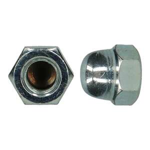 Image produit Ecrou Borgne Hexagonal - Acier zingu&eacute; Cl6 - DIN 1587 - M5 &agrave; M12