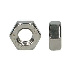 Image produit Ecrou Hexagonal - Inox A2 - DIN 934 - M6 &agrave; M12
