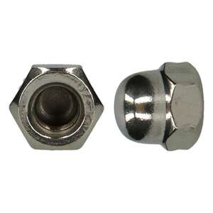 Image produit Ecrou Borgne Hexagonal - Inox A2 - DIN 1587- M6 &agrave; M10