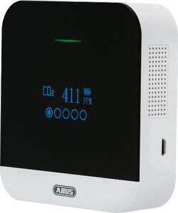 Image produit ABUS - D&eacute;tecteur de CO2 - Ecran OLED - Alimentation Electrique - Batterie de secours