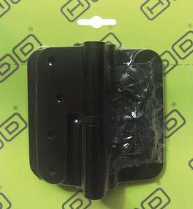 Image produit HDD - Paumelle Skin - 100 x 88 x 3 mm - Noir - Gauche (3 pi&egrave;ces + Vis)