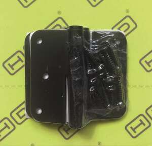 Image produit HDD - Paumelle Skin - 80 x 80 x 2,5 mm - Noir (Droite) - (3 pi&egrave;ces + Vis)