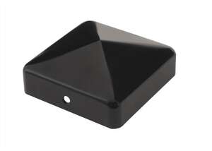 Image produit SIMPSON - Cabochon pour poteau carr&eacute; -  Noir - 90 x 90 mm