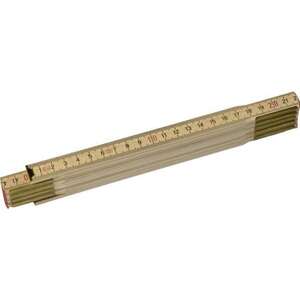Image produit STANLEY - M&egrave;tre Pliant - Bois naturel - 15 mm x 2 M&egrave;tres
