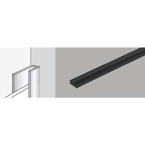 Image produit Dumawall + - Profil Finition Black Alu - Long: 2600 mm