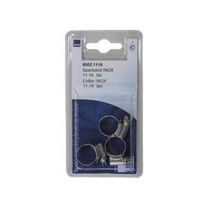 Image produit COLLIER/SERRAGE INOX 11-16 MM (3PCS/BL.)