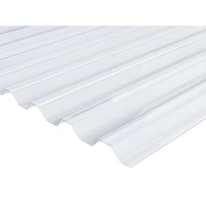 Image produit Scala - Plaque Ondul&eacute;e PVC anti-UV Greca - Crystal - 76/18