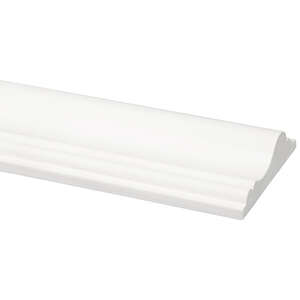 Image produit Baguette - Pin Pr&eacute;peint Blanc - 18 x 68 x 2700 mm