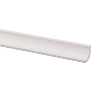 Image produit Corniche - Pin Pr&eacute;peint Blanc - 22 x 22 x 2700 mm