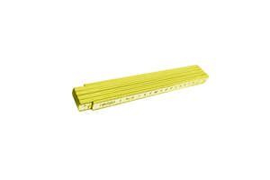 Image produit Double metre pliant fibre 2m x 16mm jaune