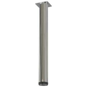 Image produit Pied de Table avec r&eacute;glage 0 &agrave; 30 mm - Bonita - Chrom&eacute; - &Oslash; 76 mm - 720 mm (Haut.)
