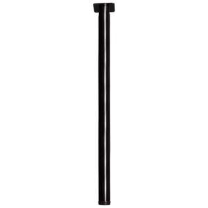 Image produit Pied de Table avec r&eacute;glage 0 &agrave; 30 mm - Rond - Noir - &Oslash; 60 mm - 1100 mm (Haut.)