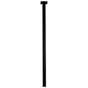 Image produit Pied de Table - Carr&eacute; - Noir - 25 x 25 mm - 750 mm (Haut.)