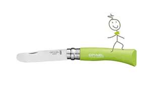 Image produit Opinel Junior Couteau de poche Bout Rond N&deg;07 Vert