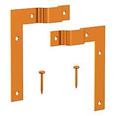 Image produit Equerre de cadre - 2 gauches / 2 droites - Clous de fixation