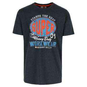 Image produit HEROCK&reg;- T-Shirt Manches Courtes Heavy Duty - Bleu marine