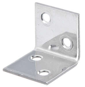 Image produit Equerre d'assemblage - Multi trous - Inox - 30 x 30 x 30 x 2 mm