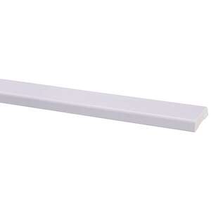 Image produit Cimaise - Pin Pr&eacute;peint Blanc - 12 x 45 x 2700 mm