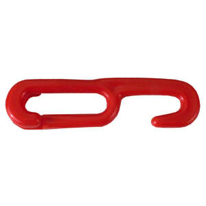 Image produit Crochet - PVC Rouge - 6 x 85 mm (2 pi&egrave;ces)