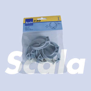 Image produit Scala - Fixo Crochet Goutti&egrave;re &Oslash; 50 mm - Gris Clair (6 pi&egrave;ces)