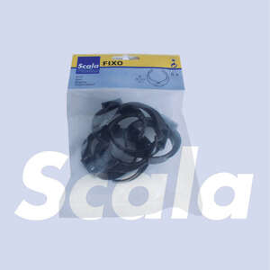 Image produit Scala - Fixo Crochet Goutti&egrave;re &Oslash; 50 mm - Brun (6 pi&egrave;ces)