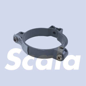 Image produit Scala - Fixo Collier Goutti&egrave;re - &Oslash; 80 mm - Gris Fonc&eacute;