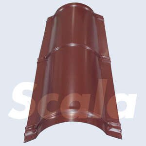 Image produit Scala - Fa&icirc;ti&egrave;re Demi-ronde (Tuile) - Terracotta - 1 m