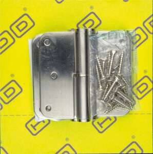 Image produit HDD - Paumelle Skin - 80 x 80 x 2,5 mm - Inox (Droite) - (3 pi&egrave;ces + Vis)