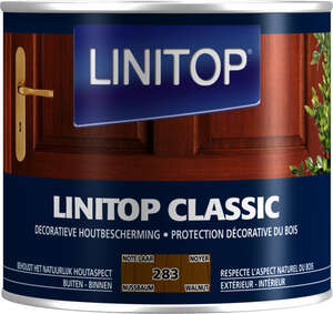Image produit Linitop&reg; Classic - Protection D&eacute;corative du Bois - (283) Noyer 0,5 L & 1 L