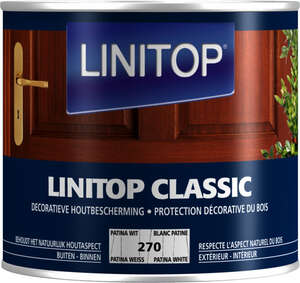 Image produit Linitop&reg; Classic - Protection D&eacute;corative du Bois - (270) Blanc Patine - 0.5 & 1 L