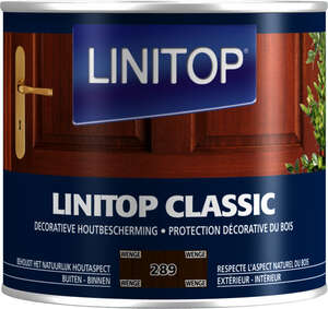 Image produit Linitop&reg; Classic - Protection D&eacute;corative du Bois - (289) Wenge 0,5 L & 1 L